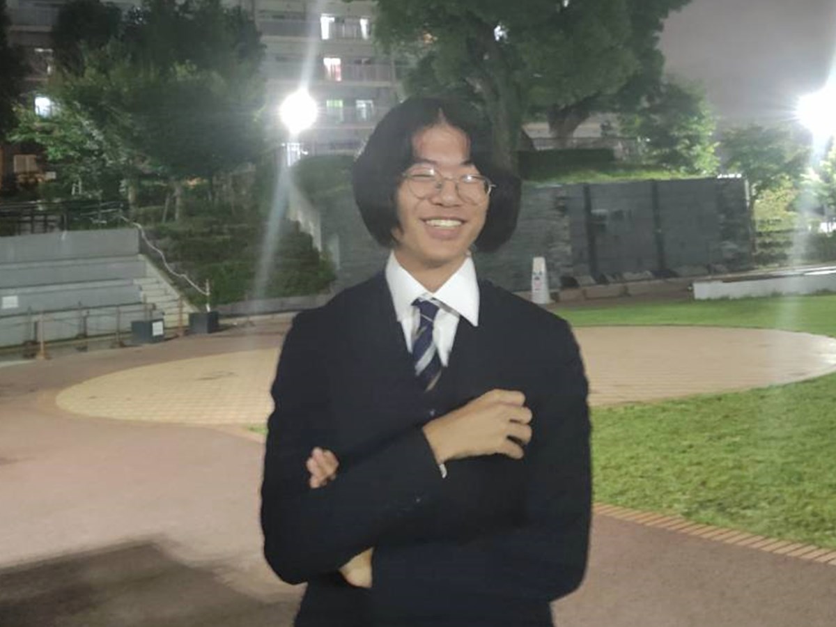 笑顔の山近晴也